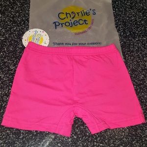 Charlie's Project KIDS Size 5/6 Pink Shorties NEW